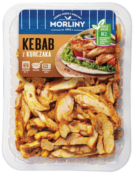 Kebab z kurczaka Morliny 450g widok 1