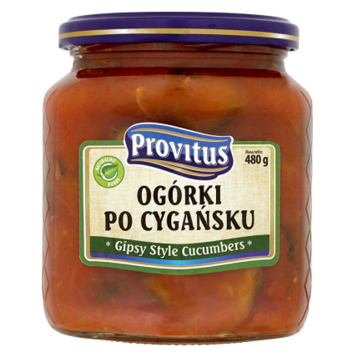 Ogórki po cygańsku Provitus 480g widok 1