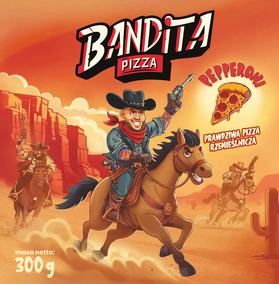 Pizza pepperoni Bandita 300g widok 1