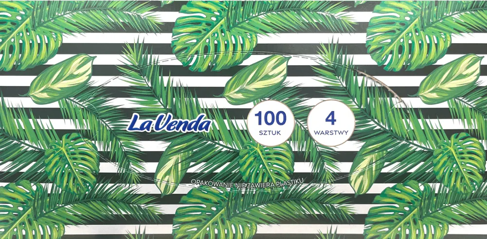 Chusteczki hig. Lavenda 4w 100szt. widok 1