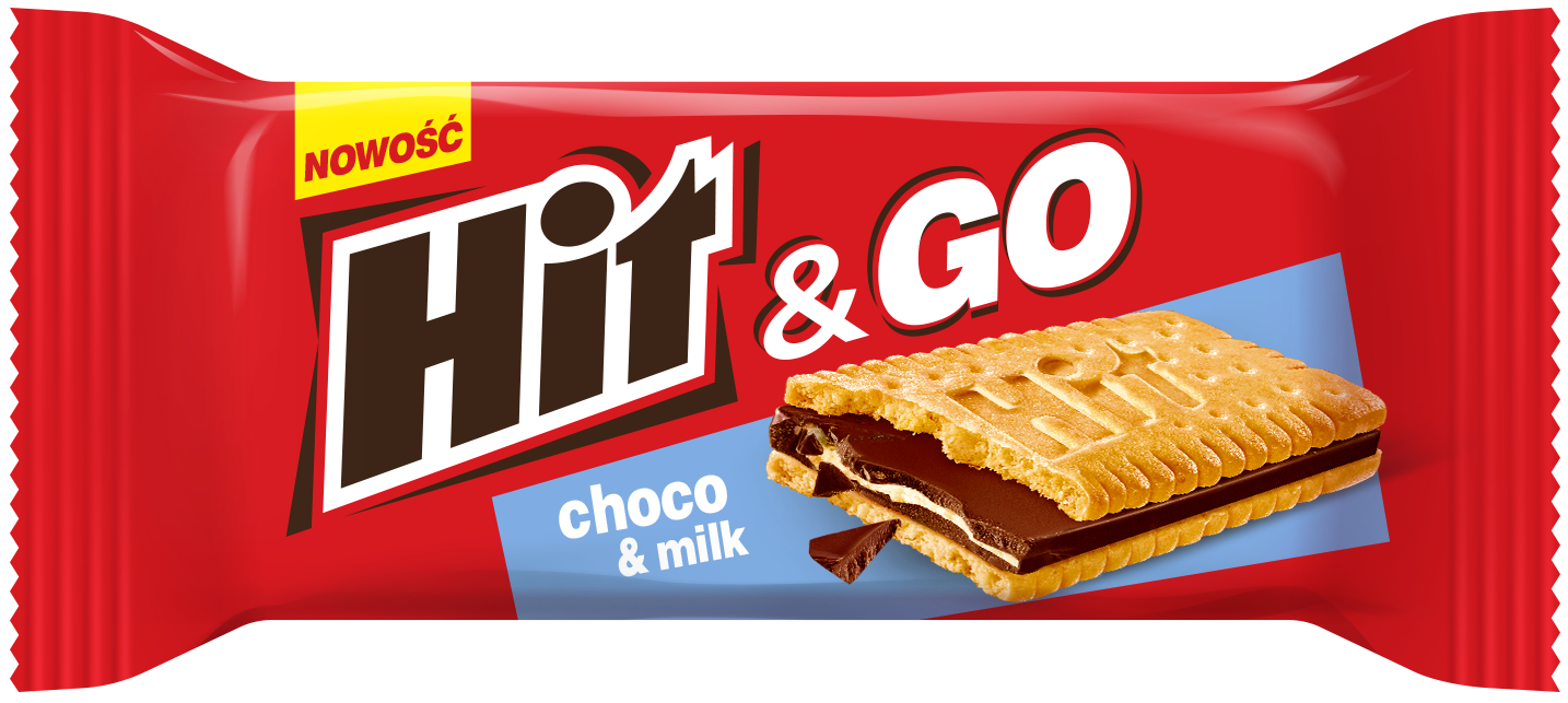Ciastka markizy Hit&Go choco&milk 27g widok 1