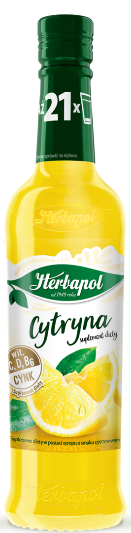 Syrop cytryna Herbapol 420ml widok 1