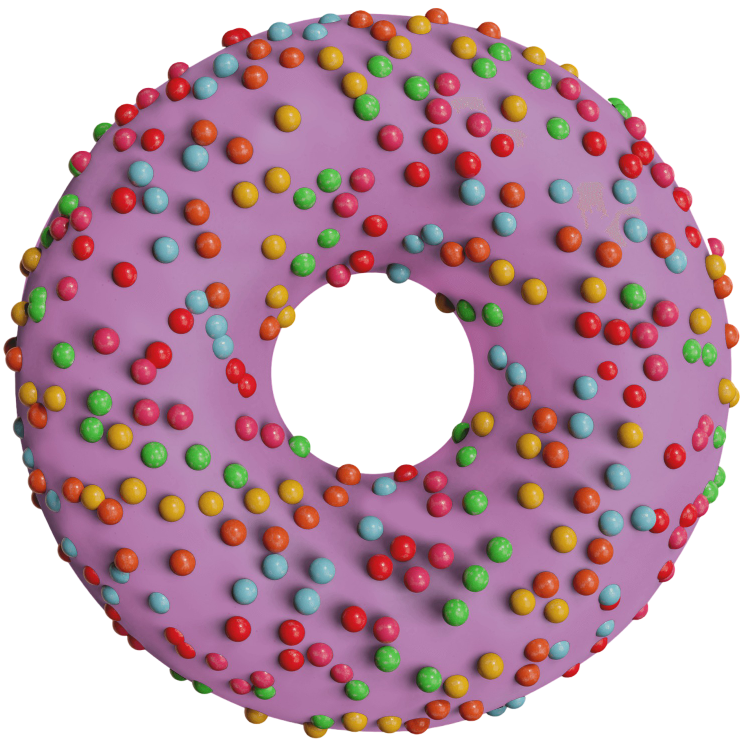 Donut z nadzieniem jagodowym Stokson 70g widok 1