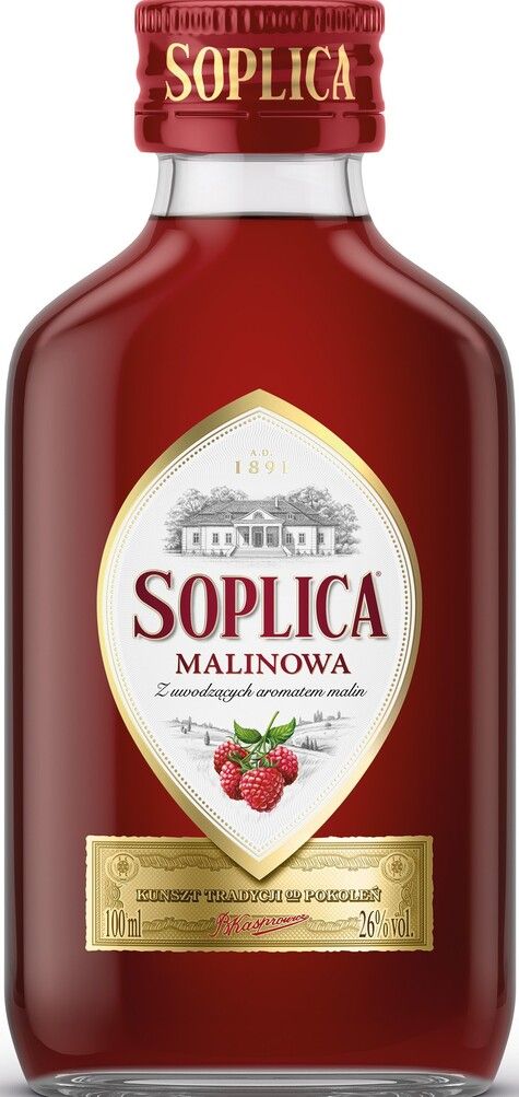 Likier Soplica malinowa 100ml 26% widok 1