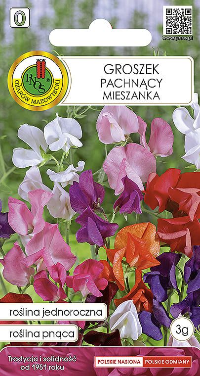 Nasiona groszek pachnący mieszanka 3g widok 1