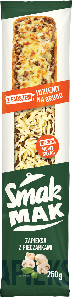 Zapiekanka z pieczarkami Smakmak 250g widok 1