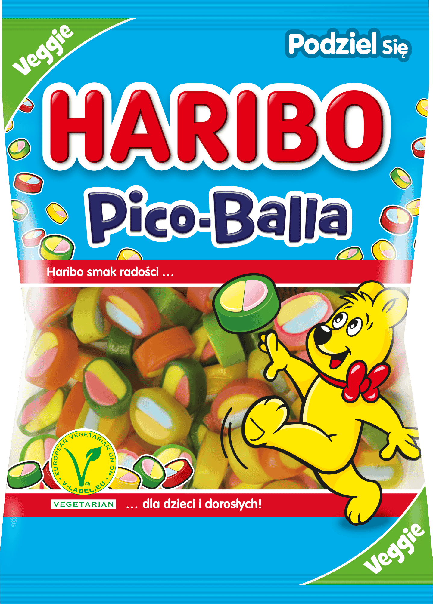 Żelki pico balla Haribo 160g widok 1