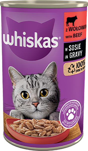 Karma dla kota mokra Whiskas 400g mix widok 2