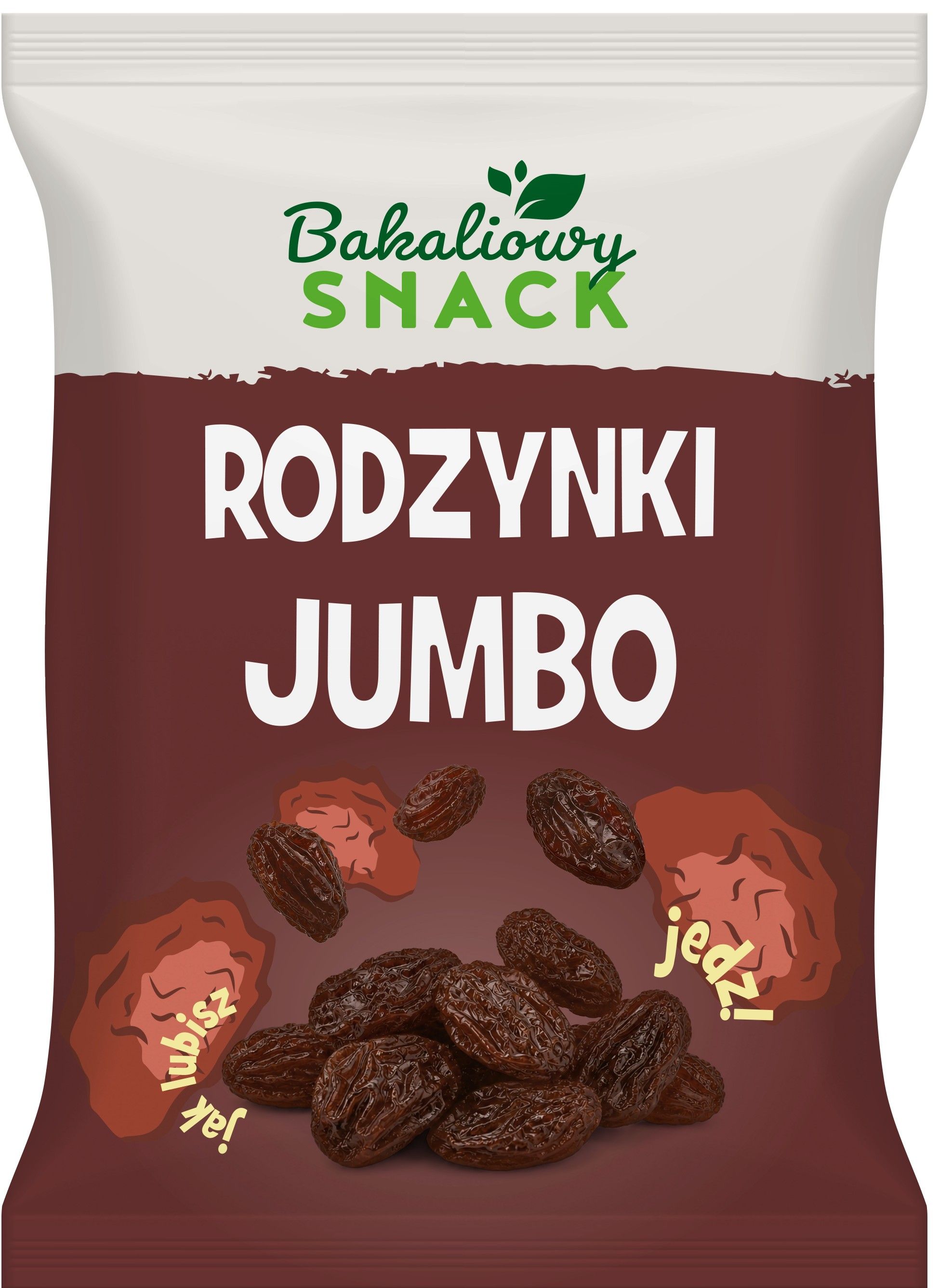 Zdjęcie produktu - Rodzynki jumbo Bakaliowy Snack 200g