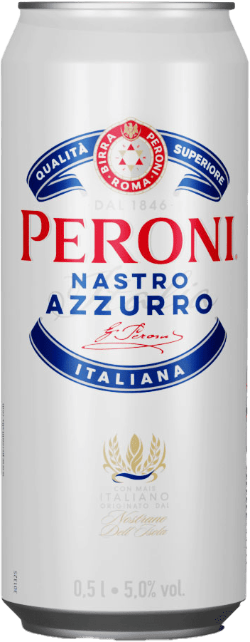Piwo Peroni Nastro Azzurro 0,5l 5% puszka widok 1