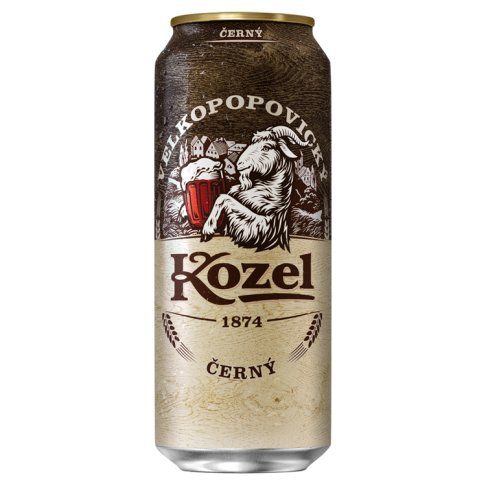 Piwo Kozel czarny 0,5l 3,8% puszka widok 1