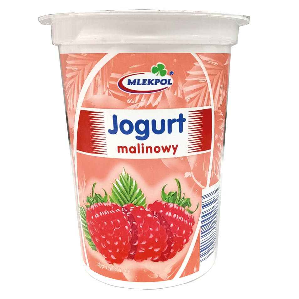 Jogurt mali/wiś/żura Somlek Mlekpol 400g mix widok 1