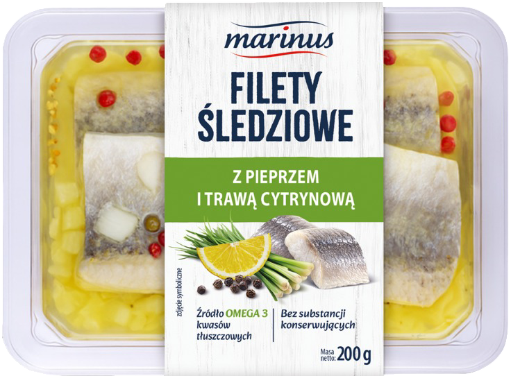 Filety śledziowe Marinus 200g mix widok 1