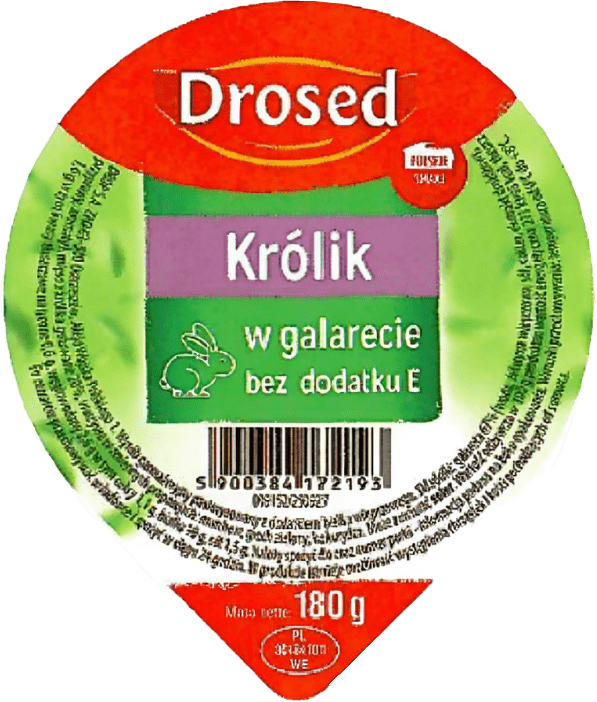 Królik w galarecie Drosed 180g widok 1