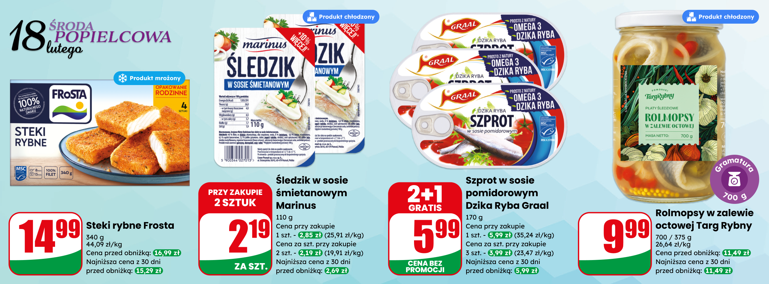 Środa popielcowa - 18 lutego