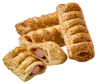 Hot Dog z parówką widok 1