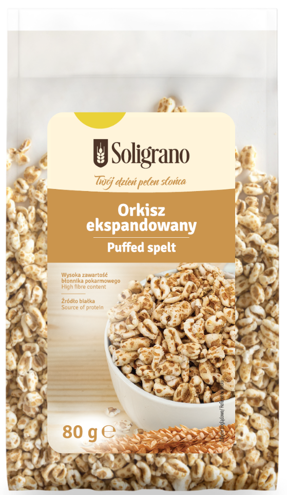 Orkisz ekspandowany Soligrano 80g widok 1