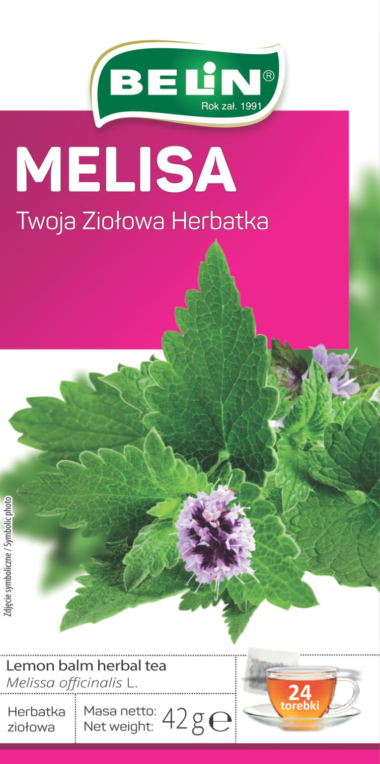 Herbatka ziołowa melisa Belin 24x1,75g widok 1