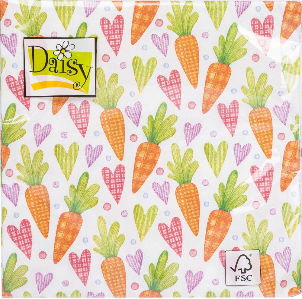 Serwetki Daisy 33x33cm 20szt WN26 widok główny 