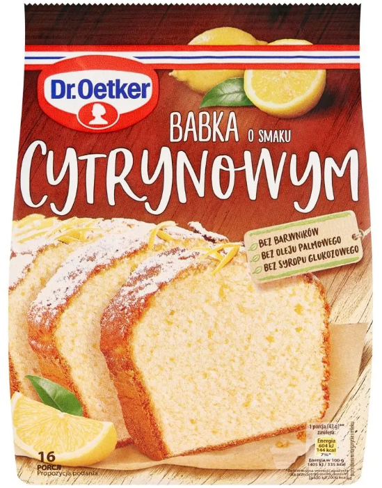 Babka cytrynowa Dr.Oetker 375g widok 1