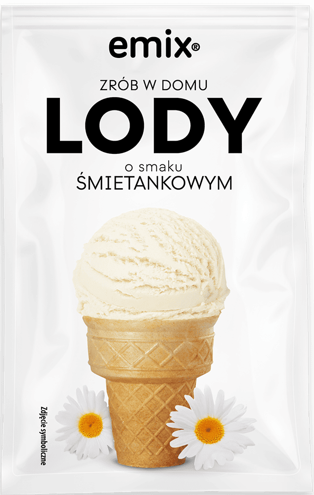 Lody o smaku śmietankowym Emix 60g widok 1