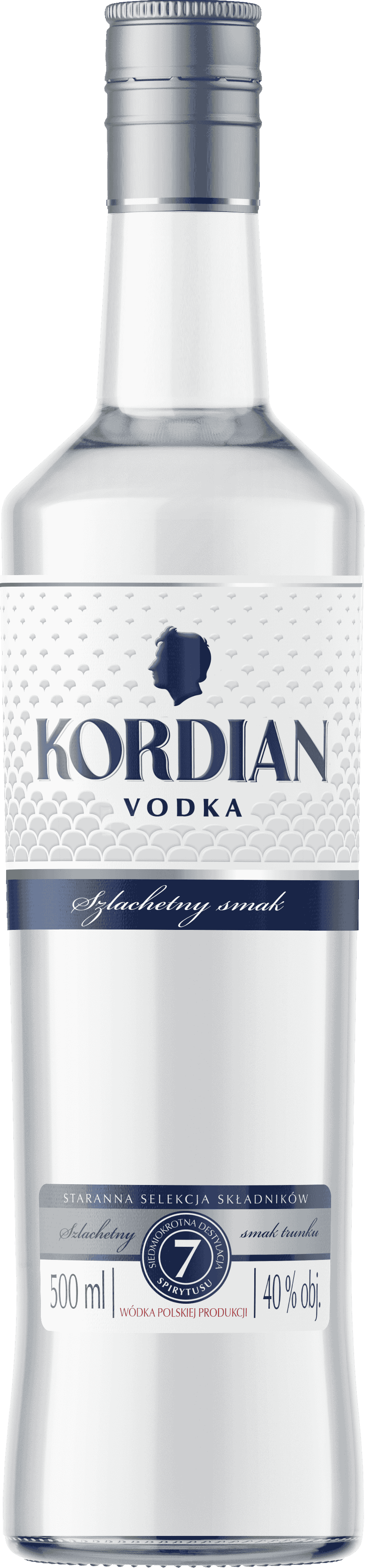 Wódka Kordian 0,5l 40% widok główny