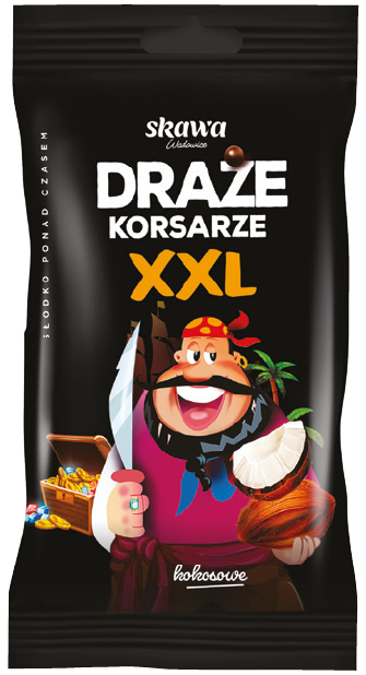 Draże kokosowe Korsarz XXL Skawa 130g widok główny