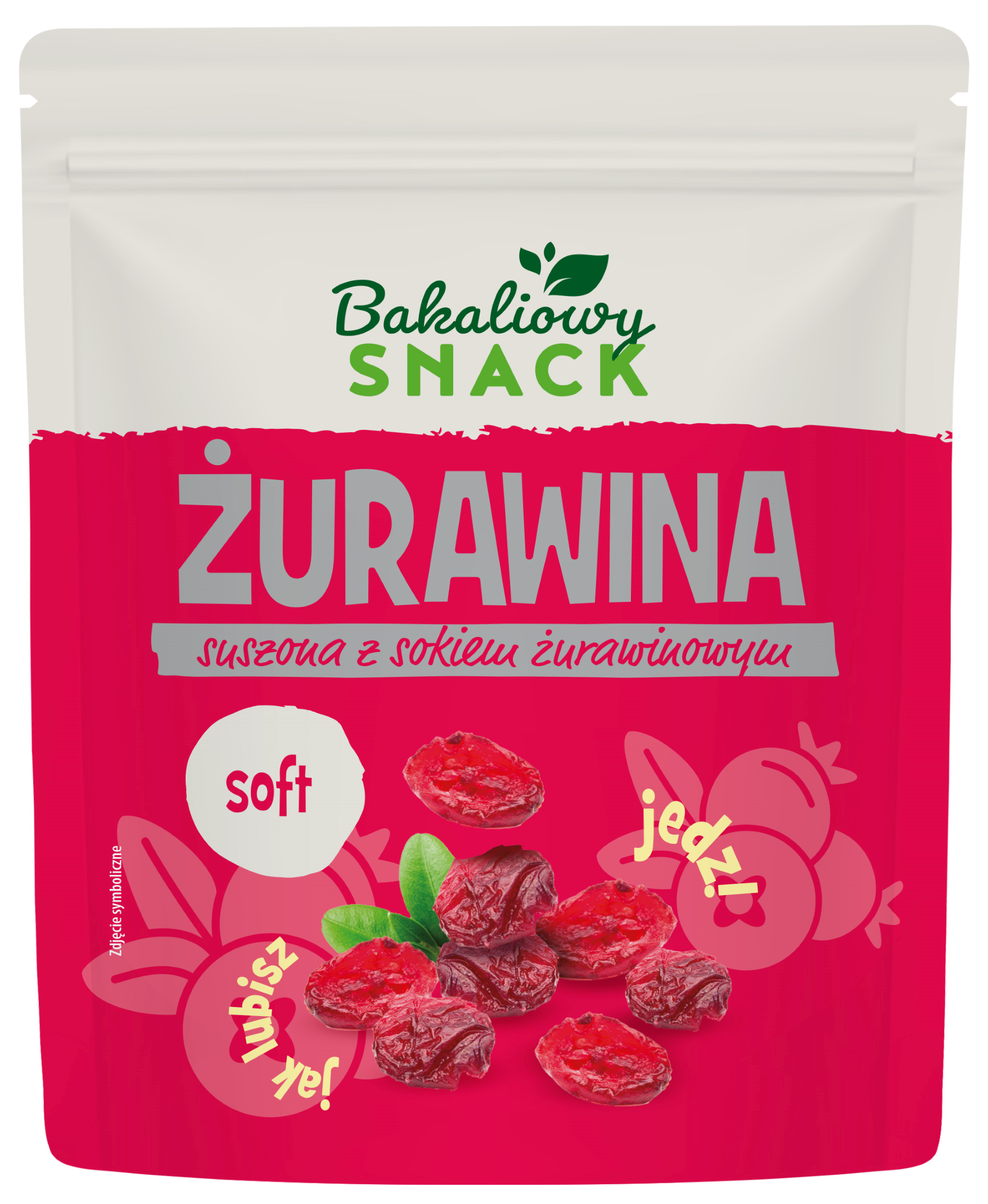 Żurawina suszona z sokiem Bakaliowy Snack 200g widok 1