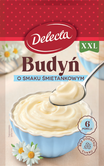 Budyń śmietankowy Delecta 64g widok główny