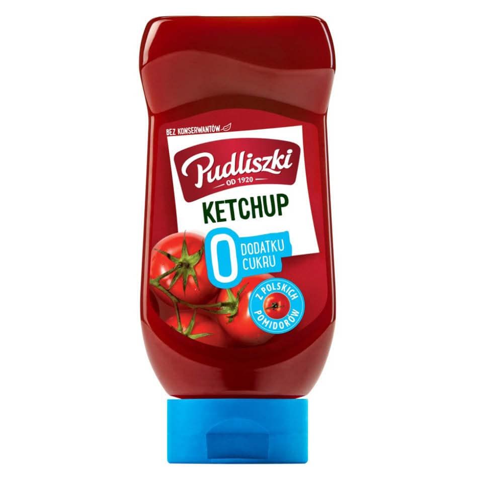 Ketchup łagodny bez dodatku cukru Pudliszki 440g widok 1