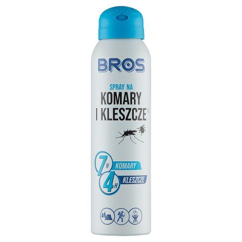 Spray na komary i kleszcze Bros 90ml widok 1