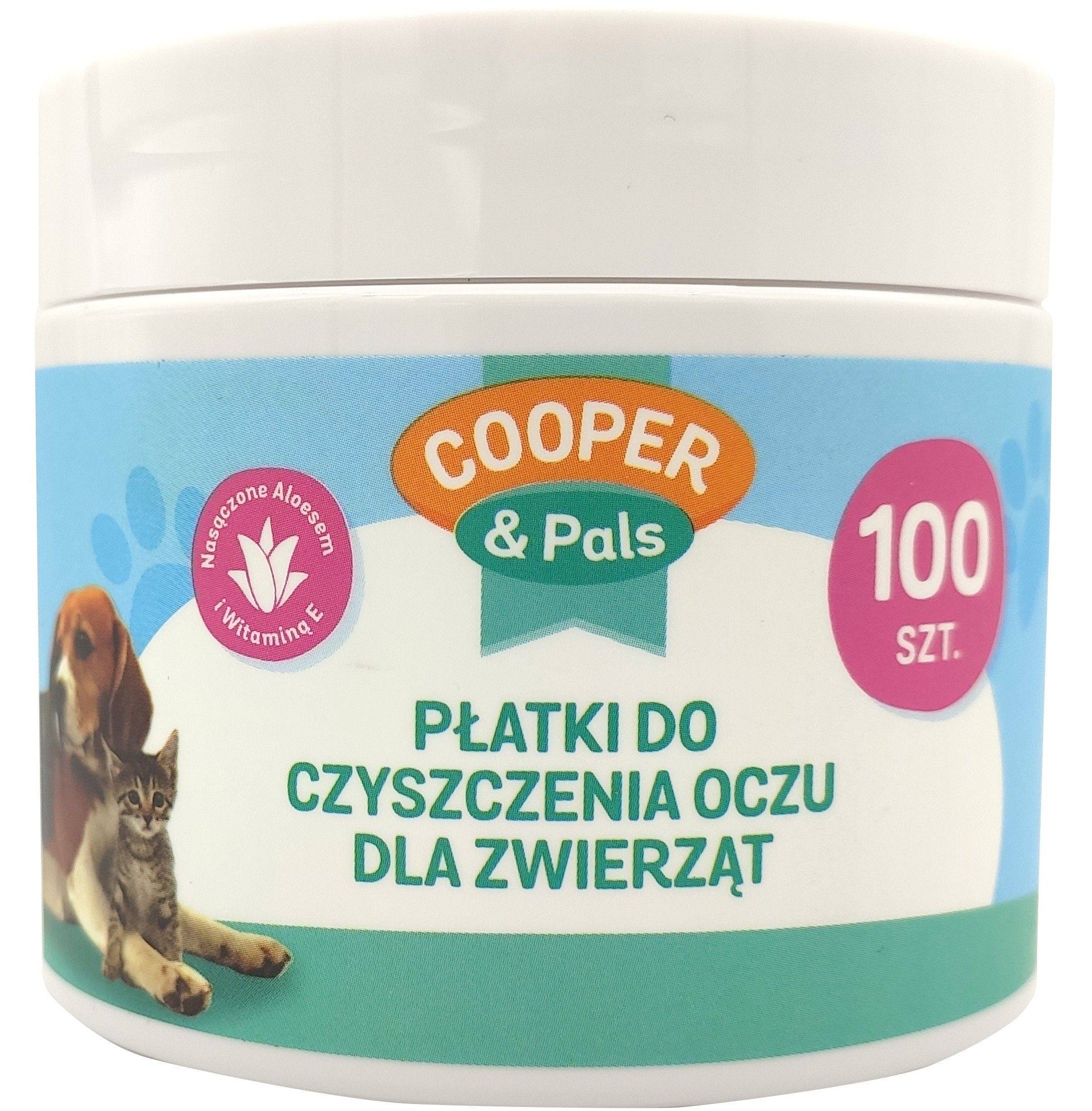 Płatki do czyszczenia oczu dla zwierząt OTL 100szt widok 1
