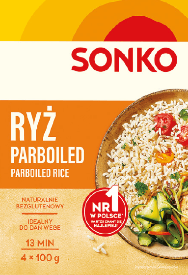 Ryż parboiled Sonko 4x100g widok główny