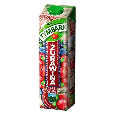 Napój niegaz. żurawina Owoce Świata Tymbark 1l widok 2