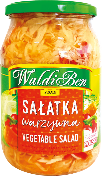 Sałatka warzywna Waldiben 880/550g widok 1