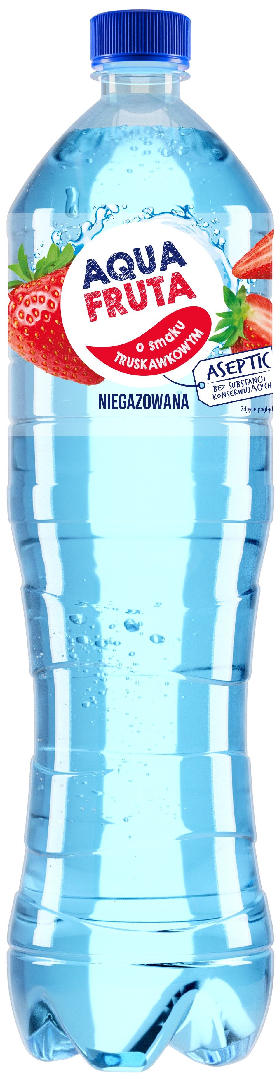 Napój niegaz. o sm. truskawkowym Aqua Fruta 1,5l widok 2