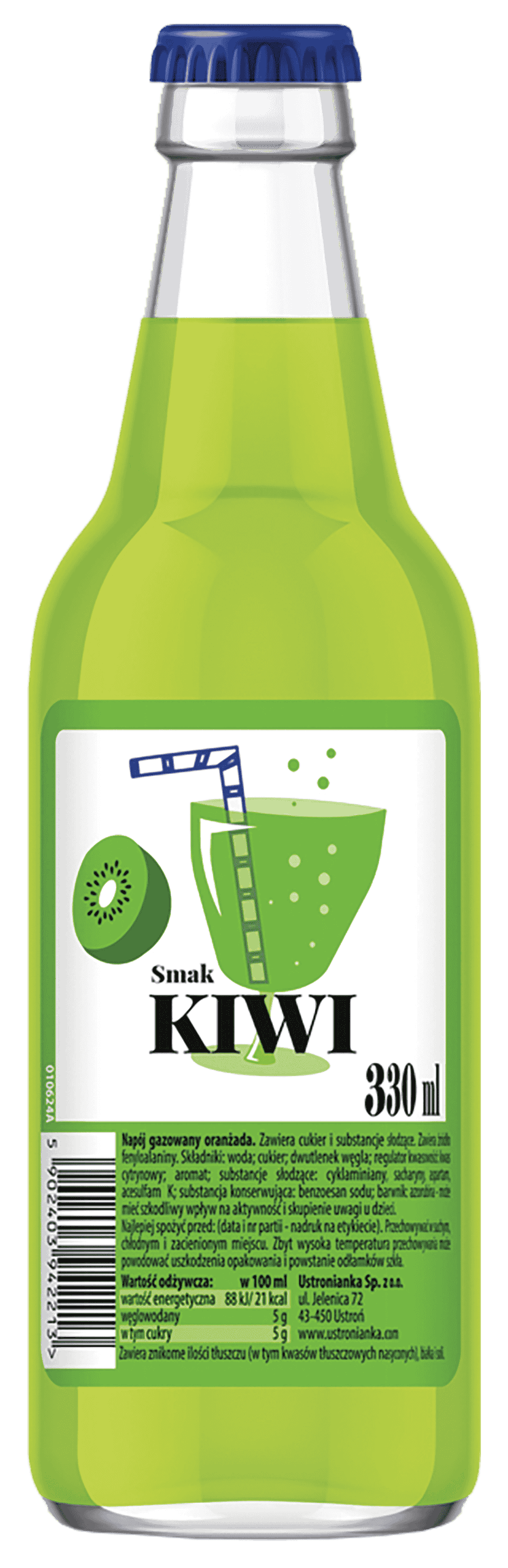 Napój gaz. kiwi Retro 330ml widok 1