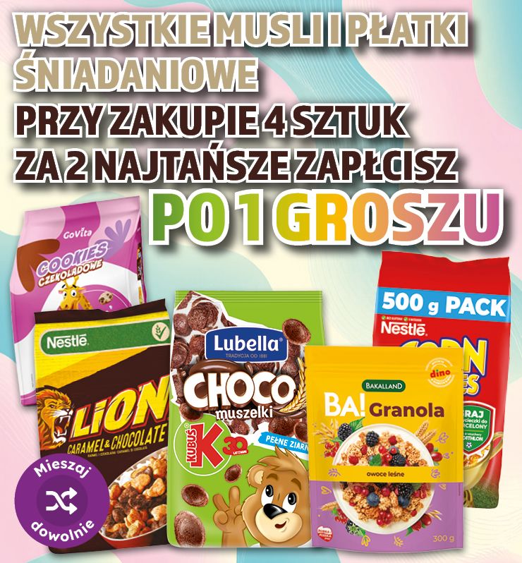 Moduł płatki śniadaniowe musli