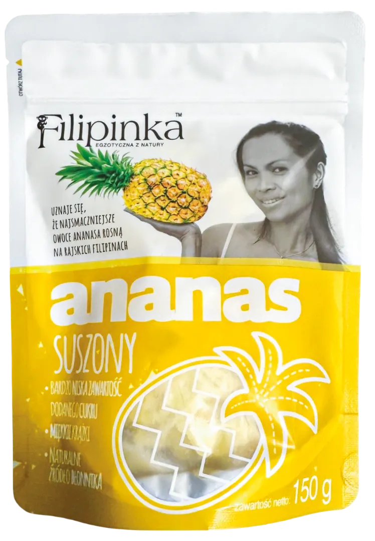 Ananas suszony widok 1