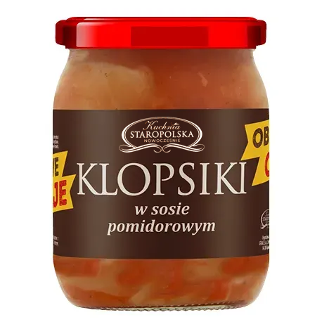 Klopsiki w sosie pomidor. Kuchnia Staropolska 500g widok 1
