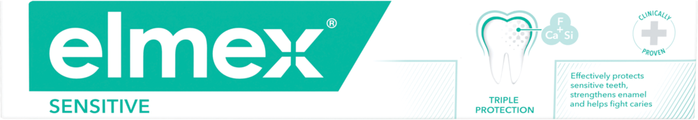 Pasta do zębów sensitive Elmex 75ml widok główny 