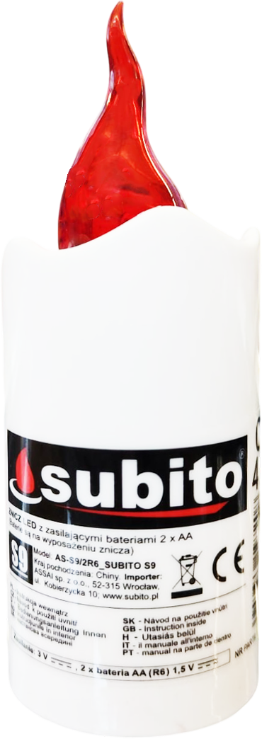 Wkład do znicza LED Subito S9 mix Z26 widok 1