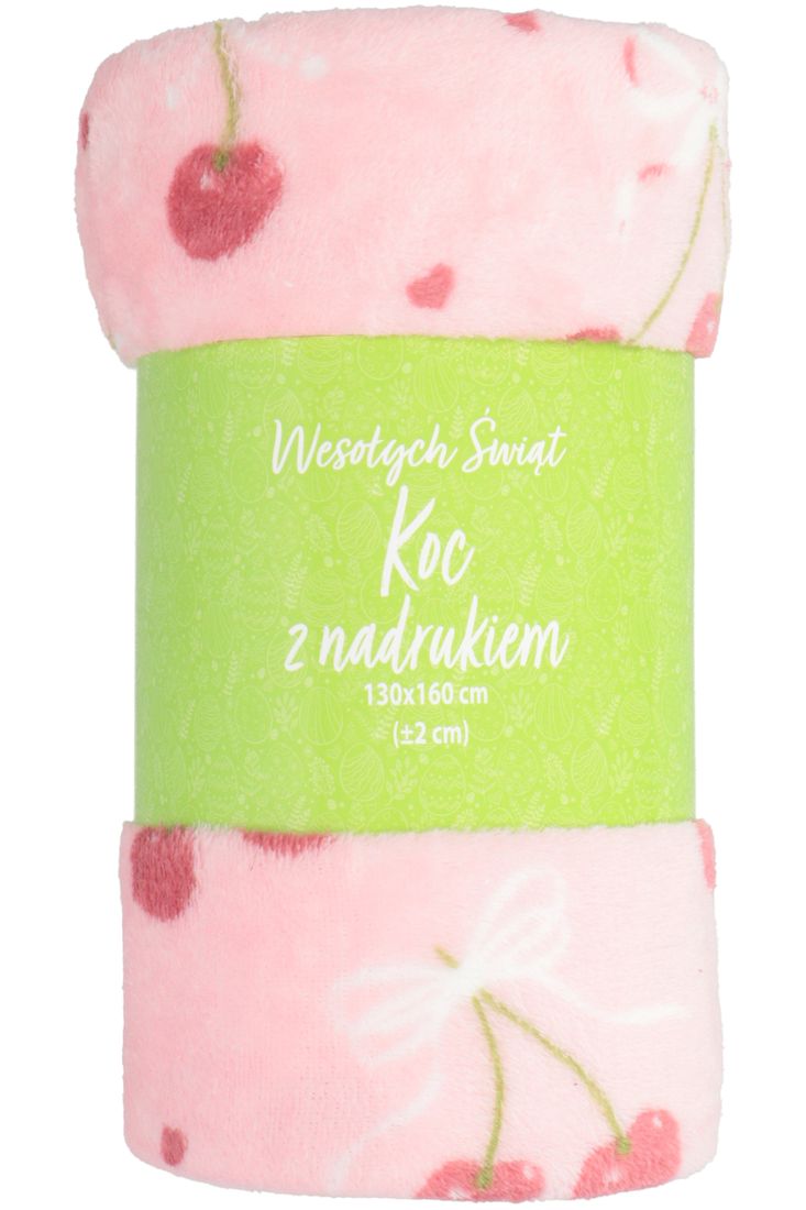 Koc z nadrukiem 130x160cm widok 1