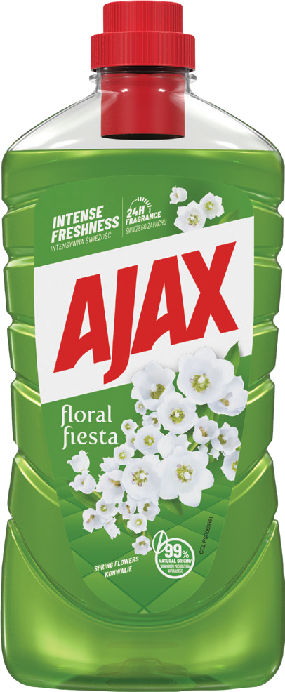 Płyn uniwersalny Ajax konwalie 1l widok 1