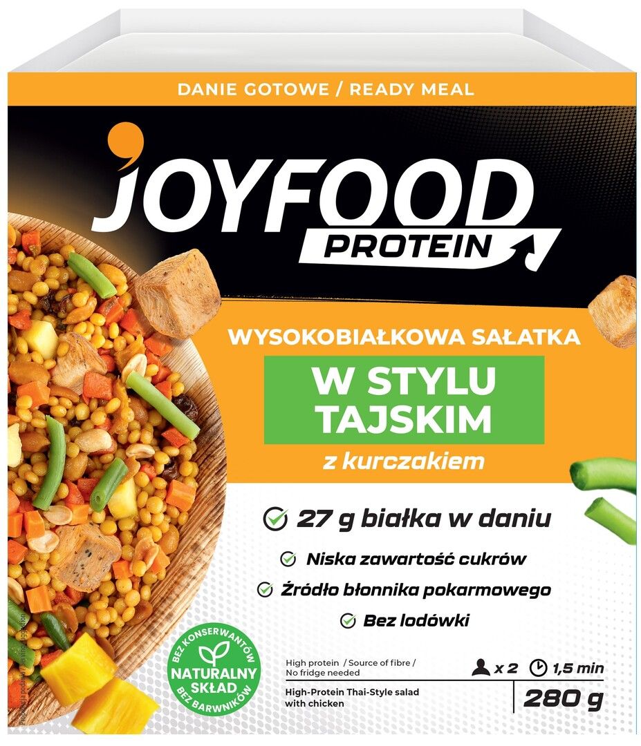Sałatka wysokob tajska z kurczakiem Joyfood 280g widok 1