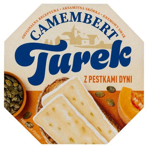 Ser pleśniowy camembert z pestkami dyni Turek 120g widok 1