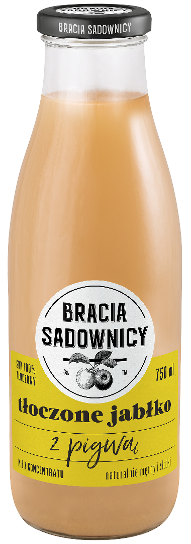 Sok tłoczony jabłko pigwa Bracia Sadownicy 0,75l widok 1