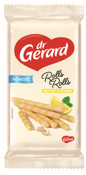 Rurki waflowe tarta cytrynowa Dr Gerard 144g widok 1