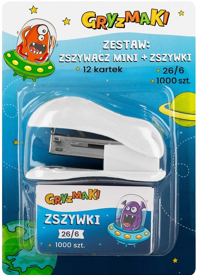 Zszywacz mini ze zszywkami Gryzmaki Sz25 widok 3