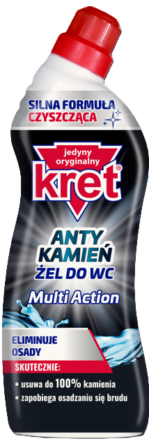 Żel do mycia wc Kret multi action 750g widok główny